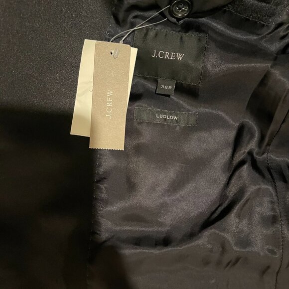 J.CREW LUDLOW TUXEDO JACKET IN ITALIAN WOOL FLANNEL. SIZE: 38/REGULAR. - Picture 3 of 5